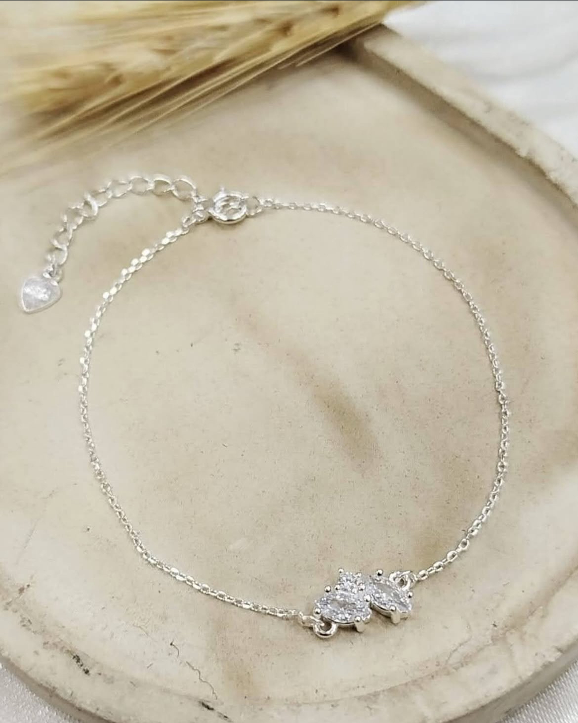 Pulseira com detalhes em Zircônias prata 925 - miniatura 1